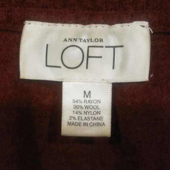 loft sweater, very low cowl neck,wool blend - Picture 3 of 7